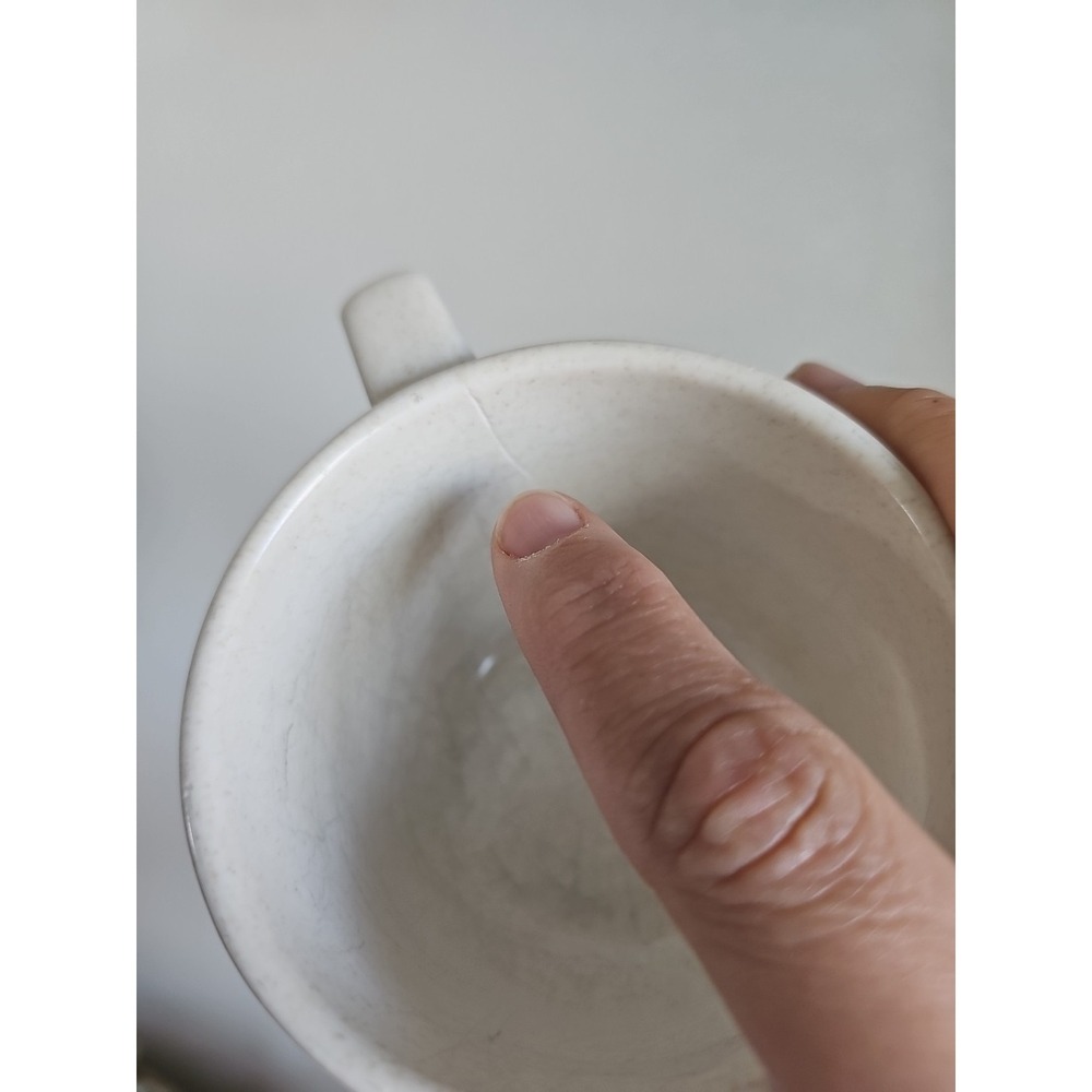 1970s Vintage Temperware By Lenox Summer Wind USA Coffee Cups Poppy Wildflower - Picture 9 of 10